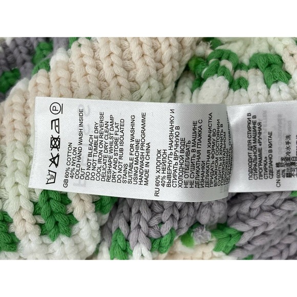 Reiss Anna Pastel Stripe Knit Sweater Pullover In Green & White Sz S - Picture 11 of 12